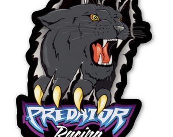 NEW for 2025 - 4" x 5.5" Die Cut Predator Sticker