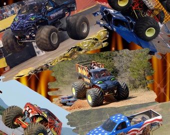 Predator Racing 5-truck Poster