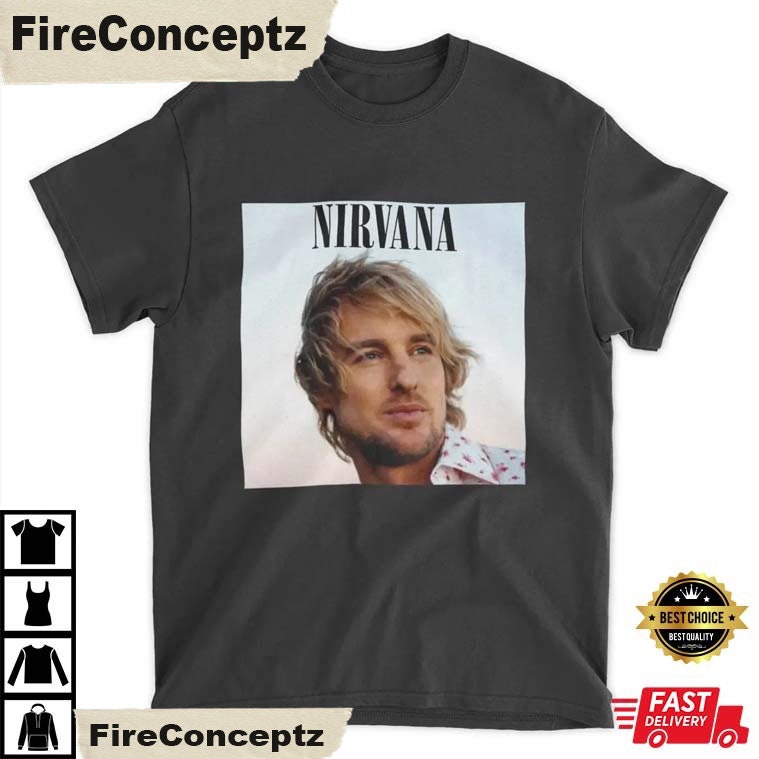 Discover Vintage Owen Wilson Nirvana Shirt