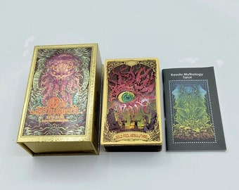 Kesulu Mythology Tarot 【シルバー版】　タロットカード Gold & Silver Cthulhu Mythology Tarot Cards, Luxury Tarot