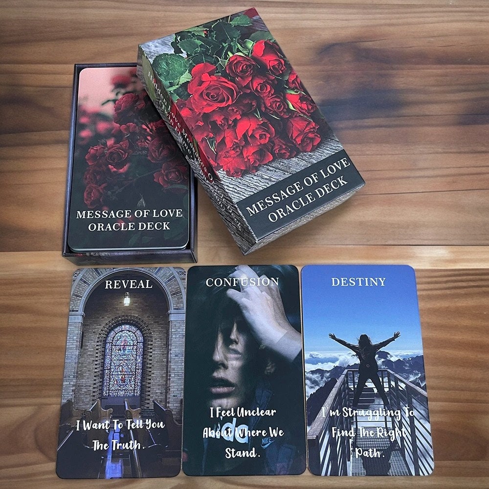 Message of Love Oracle Deck - Laser Paper Cards With Box - Etsy