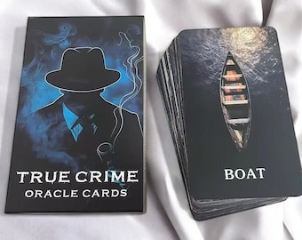 True Crime Oracle Deck: Laser Paper Oracle Cards with Box
