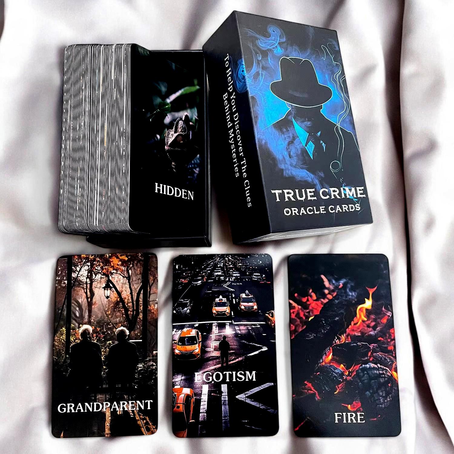 Paper Oracle True Crime Oracle Deck: Laser Paper Oracle Cards With Box - Etsy