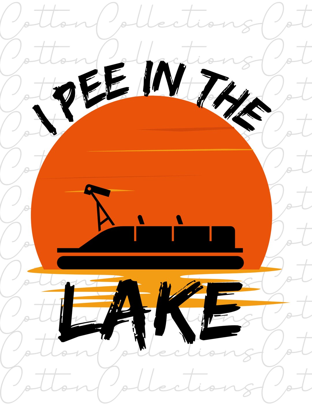 I Pee in the Lake Pontoon Lake Days Etsy