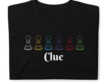 Clue the Boardgame or Clue the Movie Short-Sleeve Unisex T-Shirt