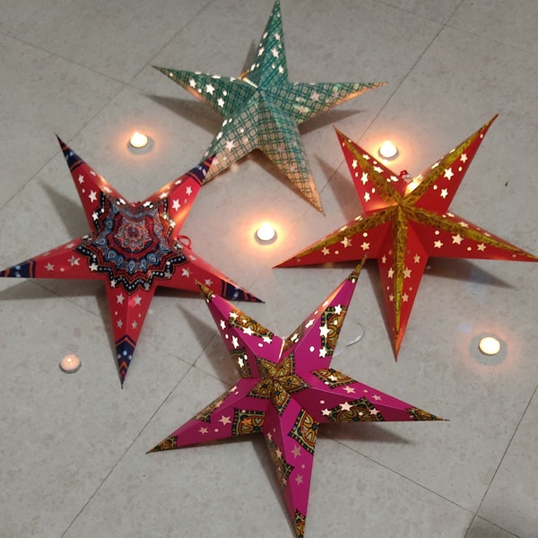 Paper Star Lantern - Etsy