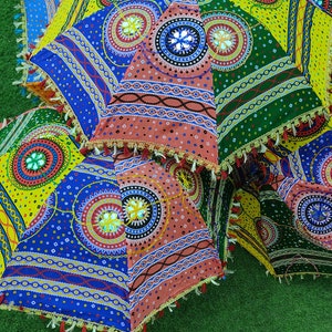 Wedding Decor Patchwork Parasoral Umbrella With Multicolors In Wholesale Prices For the Any Type od Decoraration. image 10