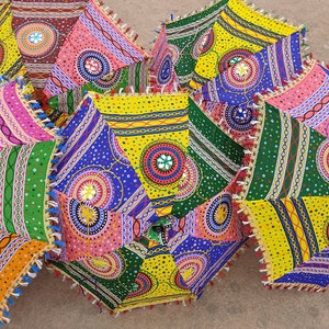 Wedding Decor Patchwork Parasoral Umbrella With Multicolors In Wholesale Prices For the Any Type od Decoraration. image 7