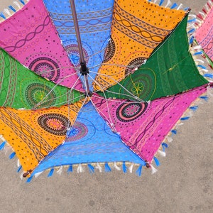 Wedding Decor Patchwork Parasoral Umbrella With Multicolors In Wholesale Prices For the Any Type od Decoraration. image 4