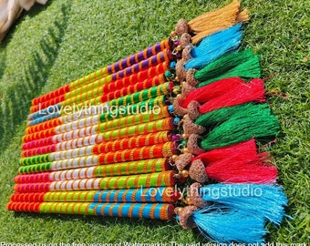 Wodden Dandiya, Dandiya Sticks, Navaratri dandiya sticks, dandiya for garba night, dandiya for navratri, Decorative preumium dandiya sticks