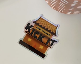 NCT 127 'Kick it' inspired holographic sticker