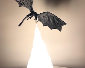 Luce RGB / Game of Thrones / Lampada da notte con drago / Luce decorativa