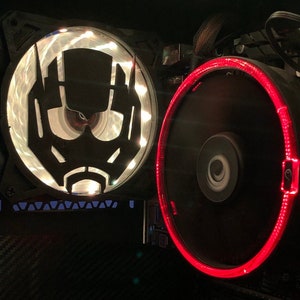 3 Pcs Antman Fan Cover 3x Computer Gaming Fan Grill SHROUD CUSTOM PRINTED 120MM 140MM