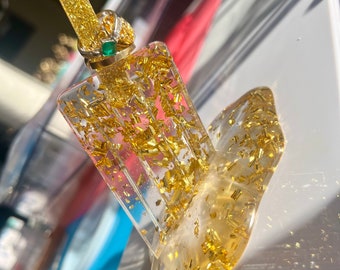 Melted Gold Popsicle | Ring holder | Ring Display | Candy Decor | Random Gift | Desk Gift | Desk Decor | Gold Flakes