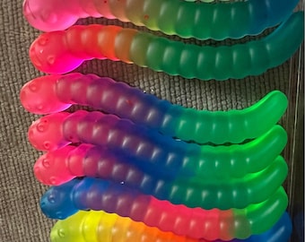 Gummy Worms Keychain | Candy Keychain | Resin gummies | Fun Keychains