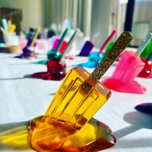 Melted Yellow Popsicle | ring holder