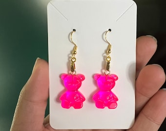 Gummy Bear earrings | Candy Earrings | Studs | Drop earrings