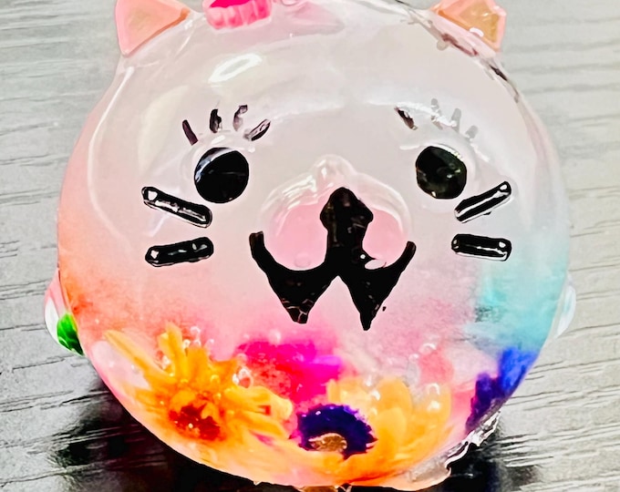 Featured listing image: Desk Buddy | Cute Keychain (glow in the dark) | Resin desk buddy