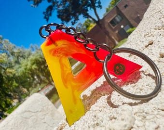 Twenty One Pilots inspired letter keychain /Desk Decor