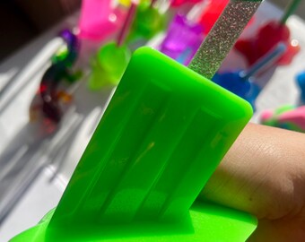 Melted Solid Green Popsicle | Ring holder | Ring Display | Candy Decor | Random Gift | Desk Gift | Desk Decor | Green Candy decor