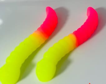Silicone Gummy Worms | Soft and Swishy Gummy | Candy Decor