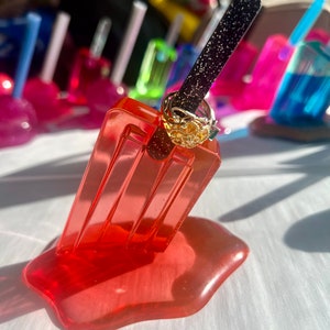 Melted Coral Popsicle | Ring holder | Ring Display | Candy Decor | Random Gift | Desk Gift | Desk Decor | Jewelry Holder | Paperweight