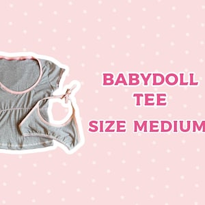 004 Babydoll Tee PDF Pattern (Medium)