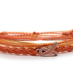 Uterine Cancer Awareness Bracelet, In Support of Loved Ones Battling Cancer, Fund Raising, Gift for her , Gift for him, Fits all