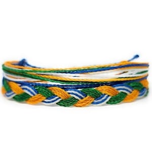 India Patriotic Bracelet, Friendship Bracelets, Gift for her , Gift for him, Fits all, Unisex