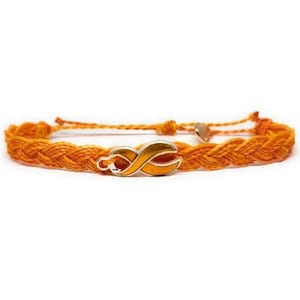 Leukemia Cancer Awareness Bracelets, In Support of Loved Ones Battling Cancer, Fund Raising, Gift for her , Gift for him, Fits all, Unisex