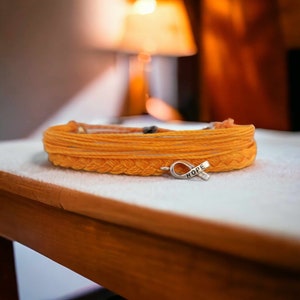 Uterine Cancer Awareness Bracelet, By Mabuhay Bracelet® | In Support of Loved Ones Battling Cancer, Fund Raising,Gift for her ,Gift for him