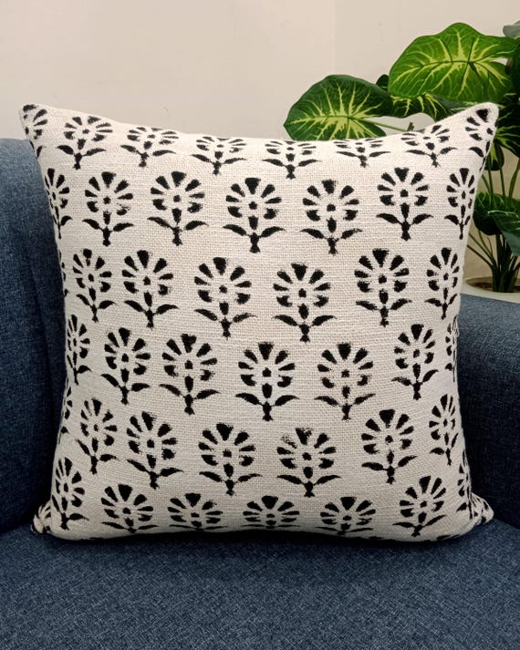 Pillow Cover Cushion cover All Size and Sofa Throw Home Decor Handmade  Pillow Cover Indian | Modern Pillow Handdblock print Handmade Throw