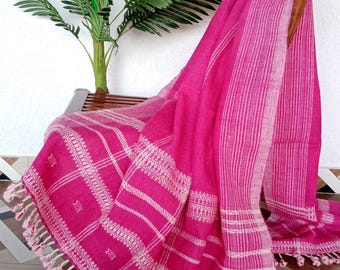 Indian Handmade Wool Throw Blanket | Bhujodi Blanket | Wool Blanket in Handwoven Wool Throw Blanket Cottage Living Room Décor