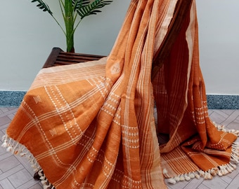 Indian Wool Bed Cover | Bhujodi Blanket | Handwoven Wool Throw Blanket | Traditional Kutch Wool for Bed or Sofa