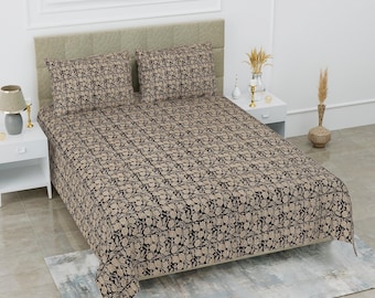 Luxury Leaf print Handmade Kantha Quilt Unique Design Handmade Kantha Bedding Bedspread  Handblock Print Throw Blanket Well-Looking Quilt