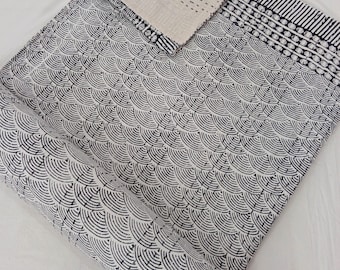 Floral Kantha Quilt Handmade Cotton Kantha Quilt HandBlock Print Bedding Block Print Light Weight Full Size kantha quilt california king