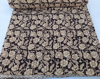 Handmade Kantha Quilt Unique Design Handmade Kantha Quilted Bedding Bedspread  Handblock Print Throw Blanket Well-Looking Quilt