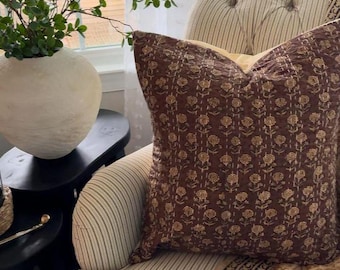 Cushion cover All Size Pillow Cover Home Decor Handmade Kantha work  Pillow Cover Indian | Modern Pillow | Cushion Cover hamdblock print