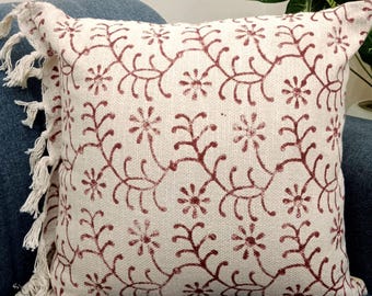 Pillow Cover Cushion cover All Size and Sofa Throw Home Decor Handmade  Pillow Cover Indian | Modern Pillow Handdblock print Handmade Throw