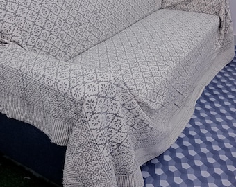 Floral Kantha Quilt Handmade Cotton Kantha Quilt HandBlock Print Bedding Block Print Light Weight Full Size Bedding Bedspread