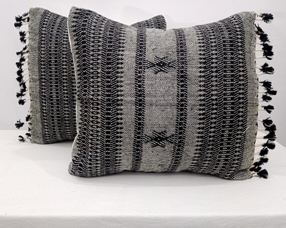 Cushion Pillow Cover Wool Bhujodi Handloom Pillow Cover Wool Cushion Cover