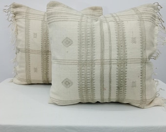 Cushion Pillow Cover Wool Bhujodi Handloom Pillow Cover Wool Cushion Cover