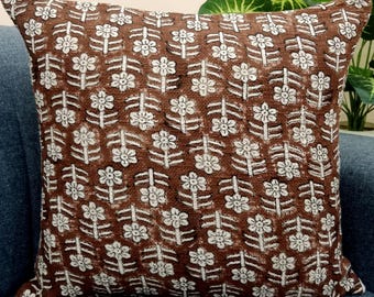 Pillow Cover Cushion cover All Size and Sofa Throw Home Decor Handmade  Pillow Cover Indian | Modern Pillow Handdblock print Handmade Throw