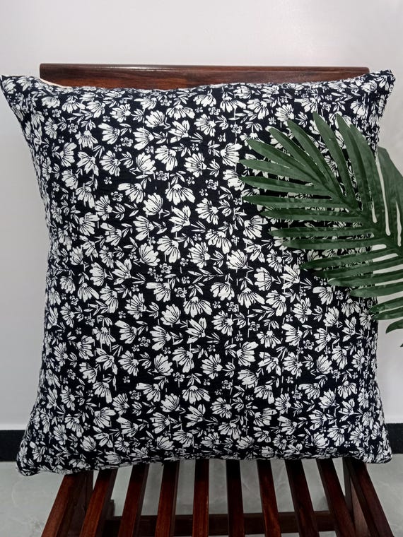 Handmade Kantha Work Hand stitched Pillow Covers Cushion Covers Customize Size Pillows Shames Pillows Hand block Print