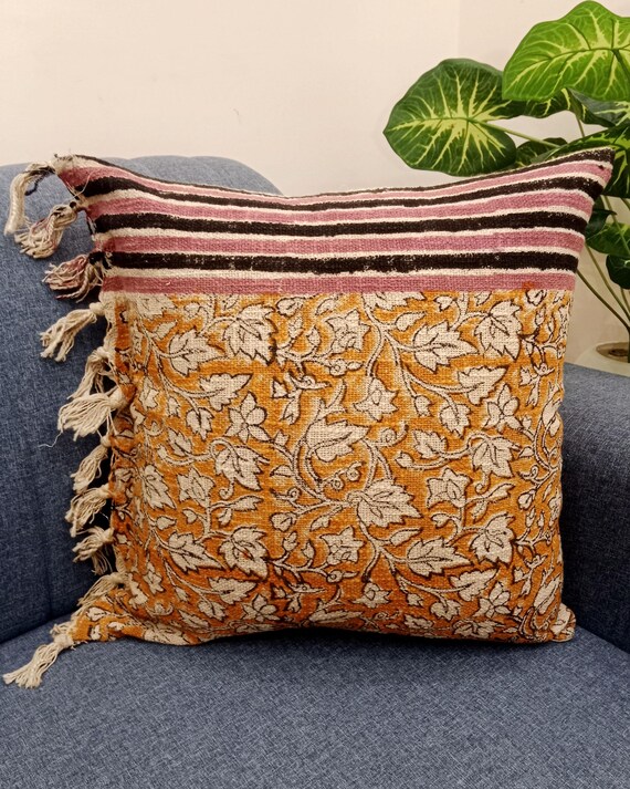 Pillow Cover Cushion cover All Size and Sofa Throw Home Decor Handmade  Pillow Cover Indian | Modern Pillow Handdblock print Handmade Throw