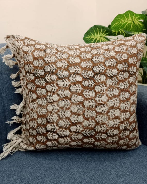 Pillow Cover Cushion cover All Size and Sofa Throw Home Decor Handmade  Pillow Cover Indian | Modern Pillow Handdblock print Handmade Throw
