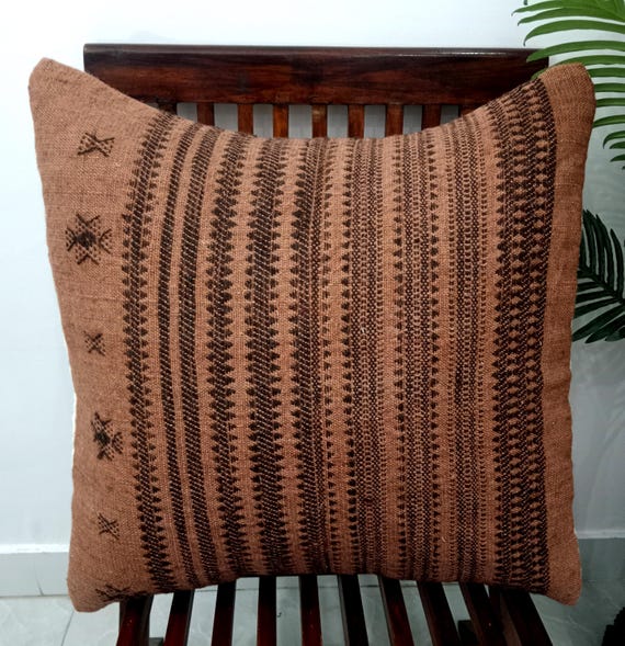 Cushion Pillow Cover Wool Bhujodi Handloom Pillow Cover Wool Cushion Cover