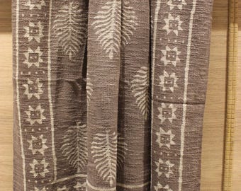 Handmade Throw Blanket Couch Rust Floral Block Print Throw, Indian Hand Loomed Block Printed Throws, Sofa Cover, Home Decor.