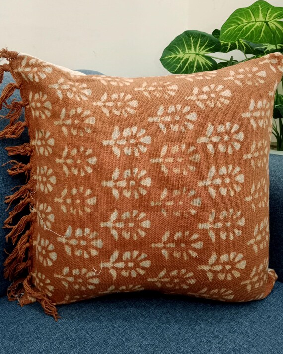 Pillow Cover Cushion cover All Size and Sofa Throw Home Decor Handmade  Pillow Cover Indian | Modern Pillow Handdblock print Handmade Throw