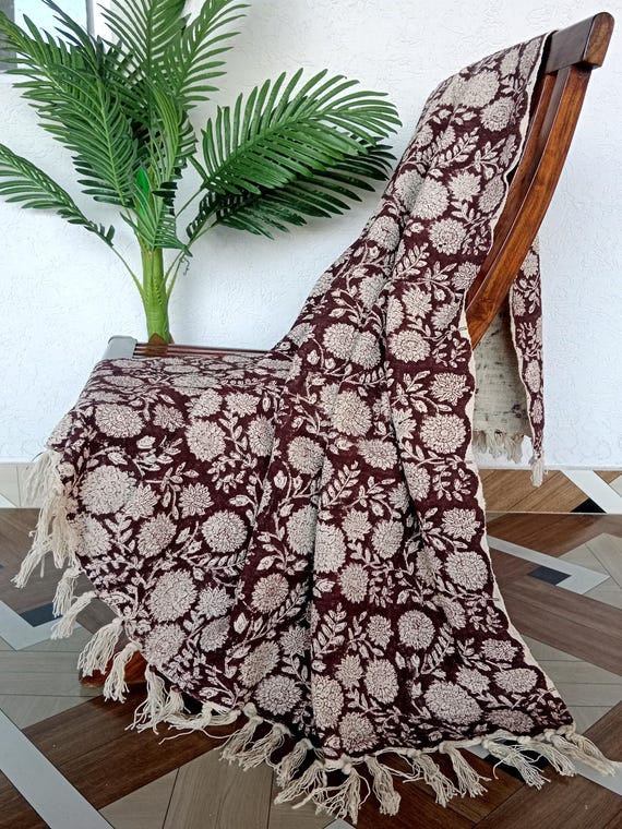 Premium vintage inspired throw Handmade Throw,